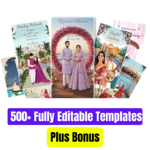 ALL-IN-ONE WEDDING PACK BUNDLE 💍(3D TEMPLATES)